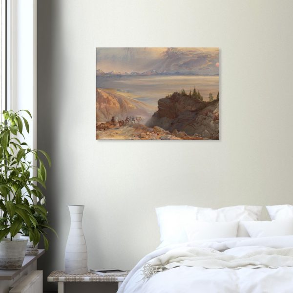 Thomas Moran - The Great Salt Lake of Utah - Print on Canvas - 1
