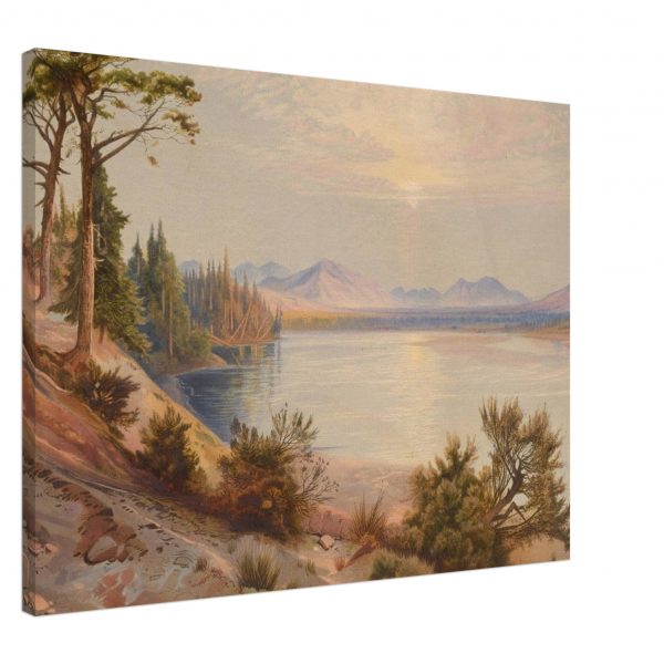 Thomas Moran - Head of Yellowstone River - Print on Canvas - 5