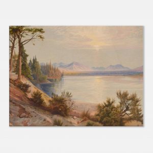 Thomas Moran - Head of Yellowstone River - Print on Canvas - 0