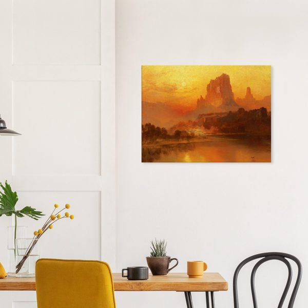 Thomas Moran - The Golden Hour - Print on Canvas - 2