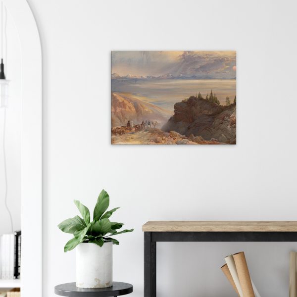 Thomas Moran - The Great Salt Lake of Utah - Print on Canvas - 3