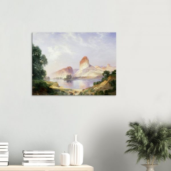 Thomas Moran - An Indian Paradise - Print on Canvas - 5