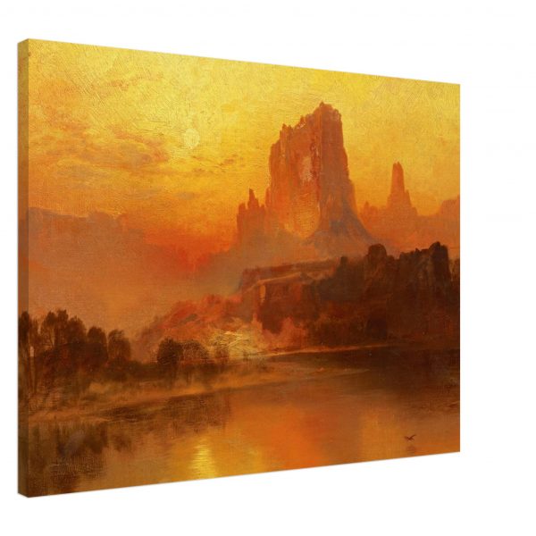 Thomas Moran - The Golden Hour - Print on Canvas - 5