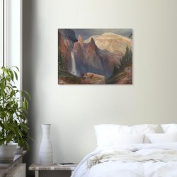 Thomas Moran - Tower Falls and Sulphur Mountain, Yellowstone National - Print on Canvas - 5