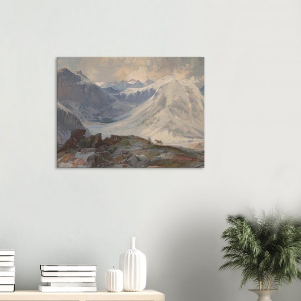 Thomas Moran - The Mosquito Trail, Rocky Mountains of Colorado - Print on Canvas - 2