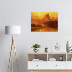 Thomas Moran - The Golden Hour - Print on Canvas - 3