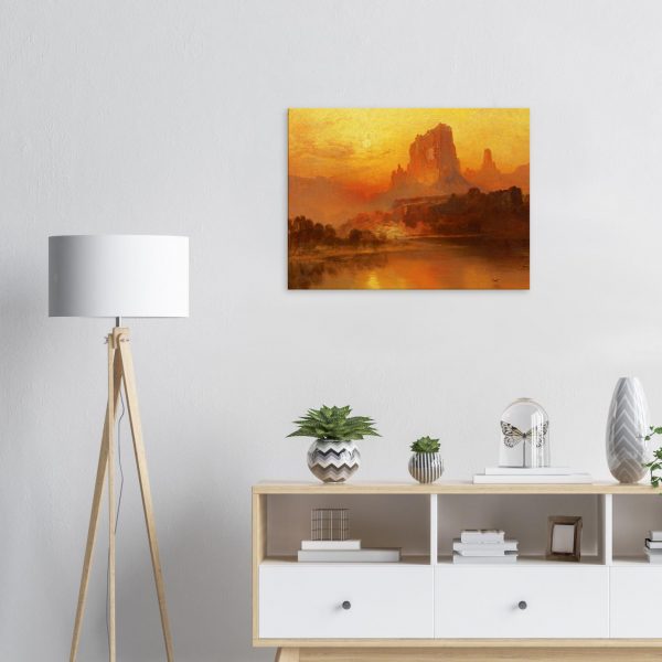 Thomas Moran - The Golden Hour - Print on Canvas - 3