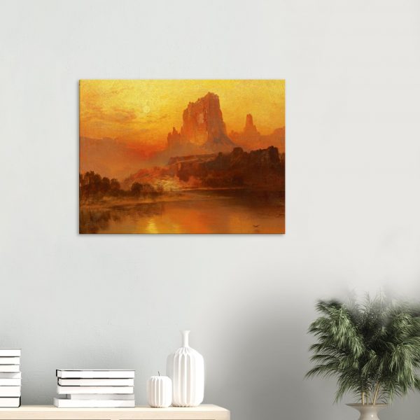 Thomas Moran - The Golden Hour - Print on Canvas - 4