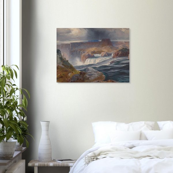 Thomas Moran - Great Falls of Snake River, Idaho - Print on Canvas - 4