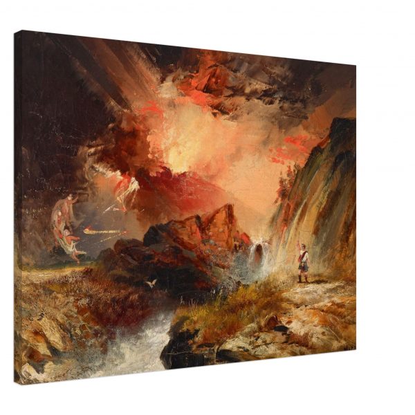 Thomas Moran - Macbeth and the Witches - Print on Canvas - 2