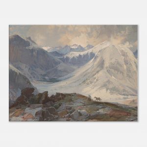 Thomas Moran - The Mosquito Trail, Rocky Mountains of Colorado - Print on Canvas - 0
