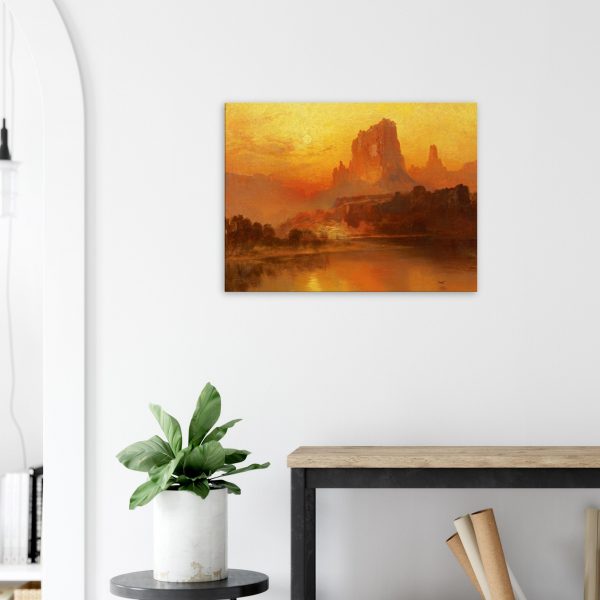 Thomas Moran - The Golden Hour - Print on Canvas - 1