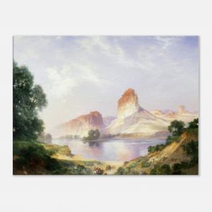 Thomas Moran - An Indian Paradise - Print on Canvas - 0
