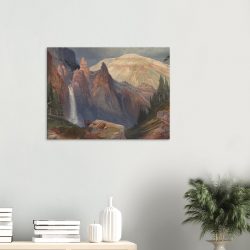 Thomas Moran - Tower Falls and Sulphur Mountain, Yellowstone National - Print on Canvas - 6