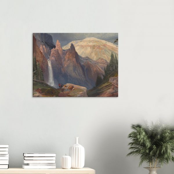 Thomas Moran - Tower Falls and Sulphur Mountain, Yellowstone National - Print on Canvas - 6