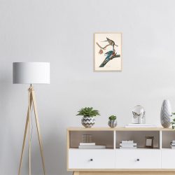 John James Audubon - Passenger Pigeon - -framed-poster-wood-1