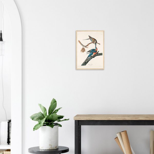 John James Audubon - Passenger Pigeon - -framed-poster-wood-2